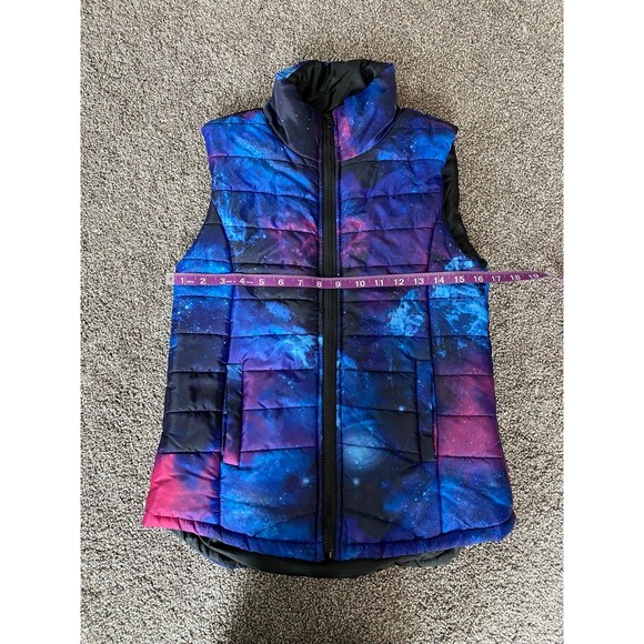 Rue 21 Galaxy Print Puffer Vest - Size S - Picture 3 of 6